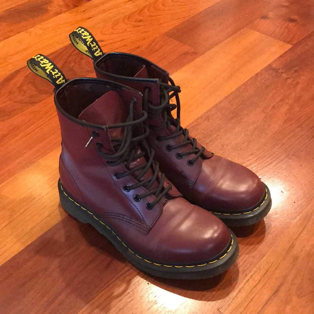Cherry Dr. Martens